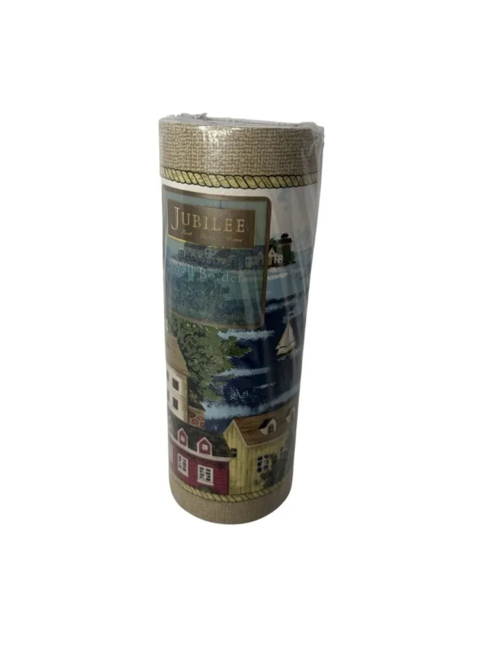 Seaport WallPaper Border Country Coastal House Cottage Seaside Scenic Sailboat